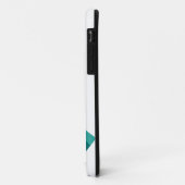 Eierstockkrebs-aquamarines Band 3 Case-Mate iPhone Hülle (Hinten/Links)