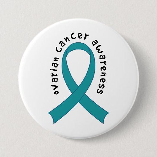 Eierstockkrebs-Bewusstsein Button (Vorderseite)