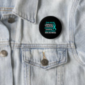 Eierstockkrebs-Bewusstsein ich bin Sturm Teufel Ku Button (Beispiel)
