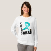 Eierstockkrebs Chemo Absolvent T-Shirt (Vorne ganz)