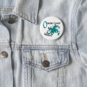 Eierstockkrebs des Buntglas-Schmetterlings-2 Button (Beispiel)