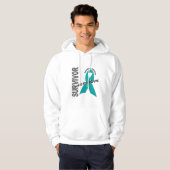 Eierstockkrebs des Überlebend-1 Hoodie (Vorne ganz)