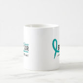 Eierstockkrebs des Überlebend-8 Kaffeetasse (Mittel)