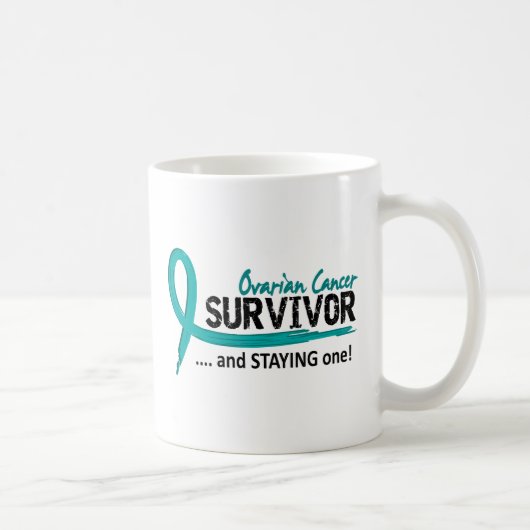 Eierstockkrebs des Überlebend-8 Kaffeetasse (Rechts)