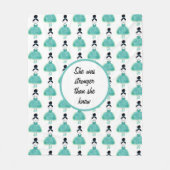 Eierstockkrebs Fleecedecke (Vorderseite)