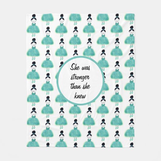 Eierstockkrebs Fleecedecke (Vorderseite)