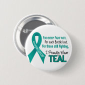 Eierstockkrebs für jedes ..... trage ich stolz button (Vorne & Hinten)