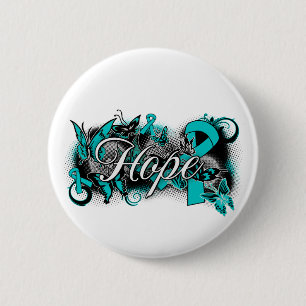 Eierstockkrebs-Garten-Band Button