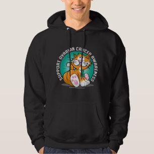 Eierstockkrebs-Katze Hoodie