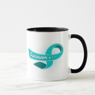 Eierstockkrebs-Überlebend-Band Tasse