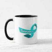 Eierstockkrebs-Überlebend-Band Tasse (Links)