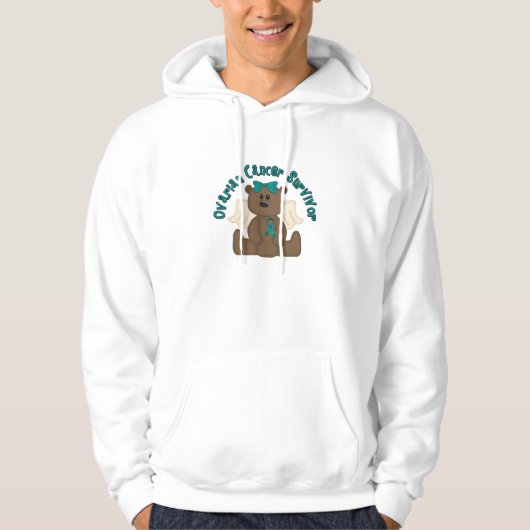 Eierstockkrebs-Überlebender Hoodie (Vorderseite)