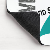 Eierstockkrebs-Überlebender Mousepad (Ecke)