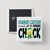 Eierstockkrebs verwirrt mit dem falschen Küken Button (Vorne & Hinten)