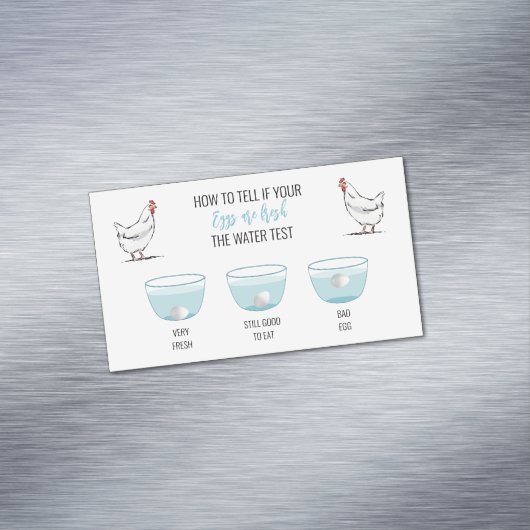 Eiertest für das Magnet "Erinnerung des Freshness- (Beispiel)