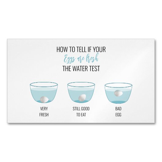 Eiertest für das Magnet "Erinnerung des Freshness- (Vorderseite)