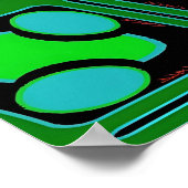 Eiertheorie III - Ken Gage Abstrakt Poster (Ecke)