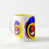 Eierüberraschung Zweifarbige Tasse (Vorderseite Links)