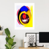 Eierüberraschungskunst Poster (Heimbüro)