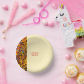 Eierweiße Blätter Glückwunsch Erntedankfest Danke Pappteller (Party)