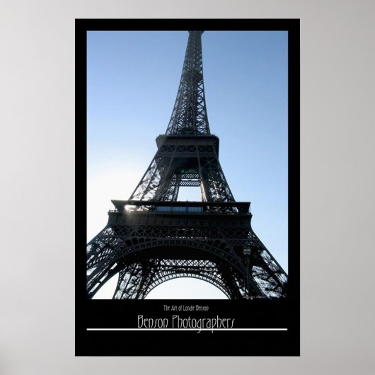 Eifel Tower-Paris, Frankreich Poster (Vorne)