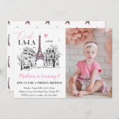 Eifel Tower Paris Paris Paris Paris Jedes Foto im  Einladung (Vorne/Hinten)