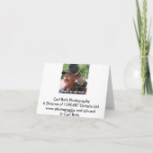 Eifel Turm Karte (Rückseite)