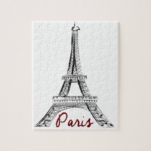 Eifel Turm - Paris Puzzle (Vertikal)
