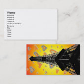 Eifelturm - Business Card Visitenkarte (Vorne/Hinten)