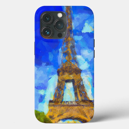 Eifelturm im Stil von Van Gogh Case-Mate iPhone Hülle (Rückseite)