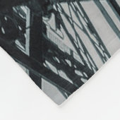 Eifelturm Paris Steel und Himmel Fleecedecke (Ecke)