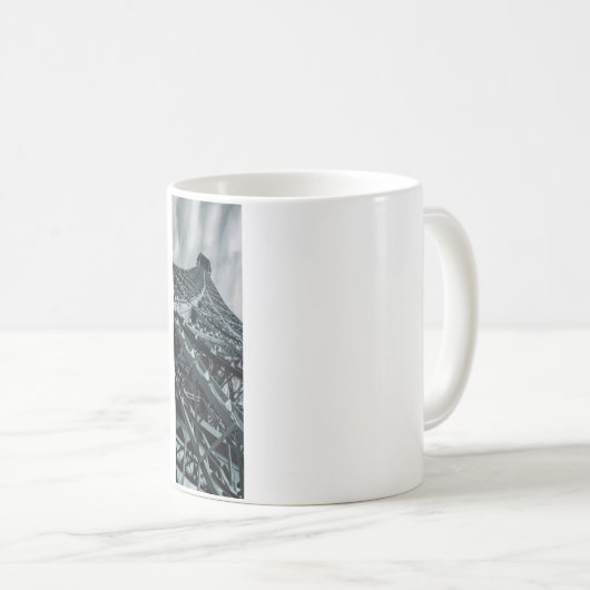 Eifelturm Paris Steel und Himmel Kaffeetasse (VorderseiteRechts)