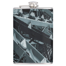 Eifelturm Paris Steel und Himmelsflasche Flachmann