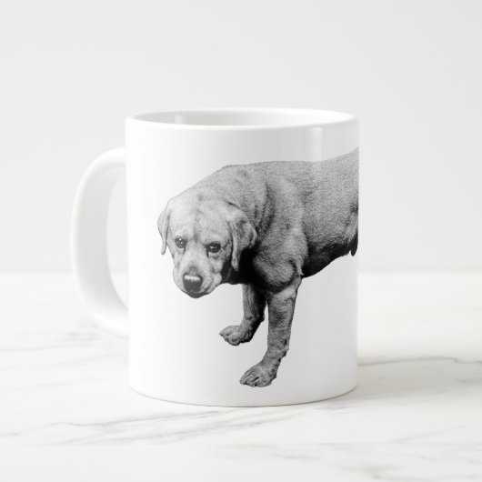 Eifersucht Jumbo-Tasse (Vorderseite Links)