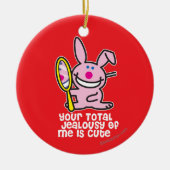 Eifersucht Keramik Ornament (Vorne)