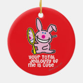 Eifersucht Keramik Ornament (Hinten)