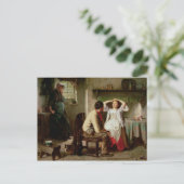 Eifersucht und Flirt Postkarte (Stehend Vorderseite)