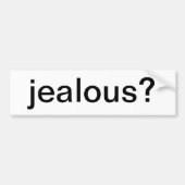 eifersüchtig? autoaufkleber (Vorne)