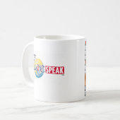 Eiffel baute die Metallbrücke. Kaffeetasse (Vorderseite Links)