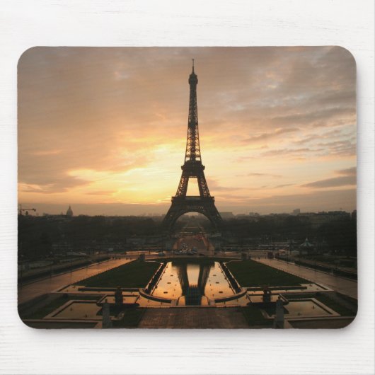 Eiffel-Dämmerung Mousepad (Vorne)