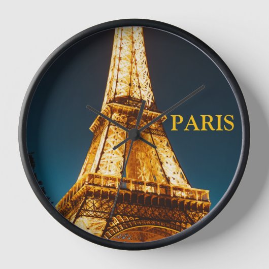 Eiffel Gold Tower Uhr (Vorderseite)