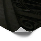 Eiffel im Schatten Poster (Ecke)