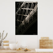 Eiffel im Schatten Poster (Küche)