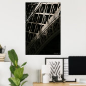 Eiffel im Schatten Poster (Heimbüro)