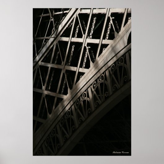 Eiffel im Schatten Poster (Vorne)