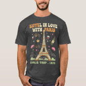 Eiffel in der Liebe - Custom Paris Trip T-Shirt (Vorderseite)
