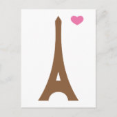 Eiffel in der Liebe... Postkarte (Vorderseite)