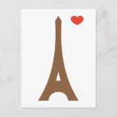 Eiffel in der Liebe... Postkarte (Vorderseite)