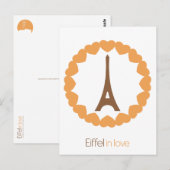 Eiffel in der Liebe... Postkarte (Vorne/Hinten)