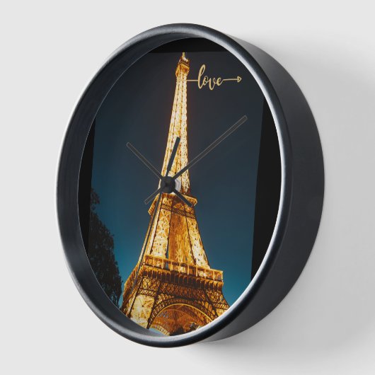 Eiffel Liebe Tower Uhr (Winkel)